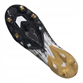 Botas de fútbol adidas Predator 20.1 Low Sg M FW9181 negro, blanco, negro, dorado blanco 4