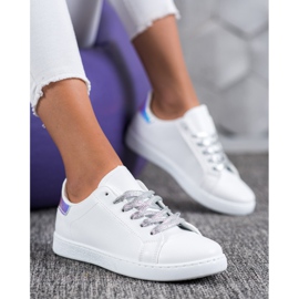 SHELOVET Calzado deportivo de moda blanco 5