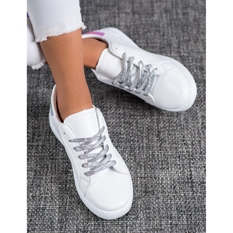 SHELOVET Calzado deportivo de moda blanco 1