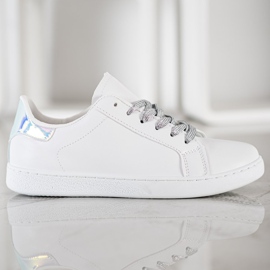 SHELOVET Calzado deportivo de moda blanco 4
