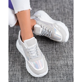 Kayla Zapatillas Con Efecto Holo blanco gris multicolor 1