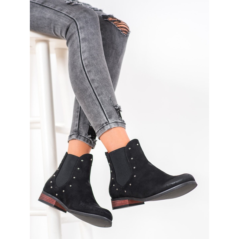 Goodin Botines chelsea negros con accesorios 1 Goodin Botines chelsea negros con accesorios 1