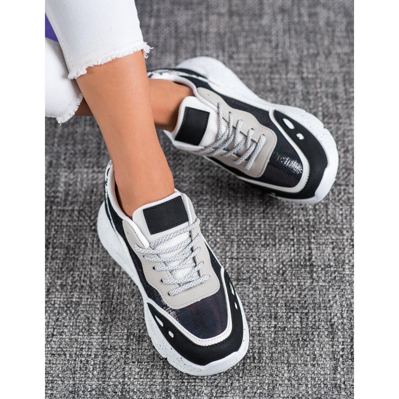 Kayla Zapatillas Con Efecto Holo negro 2