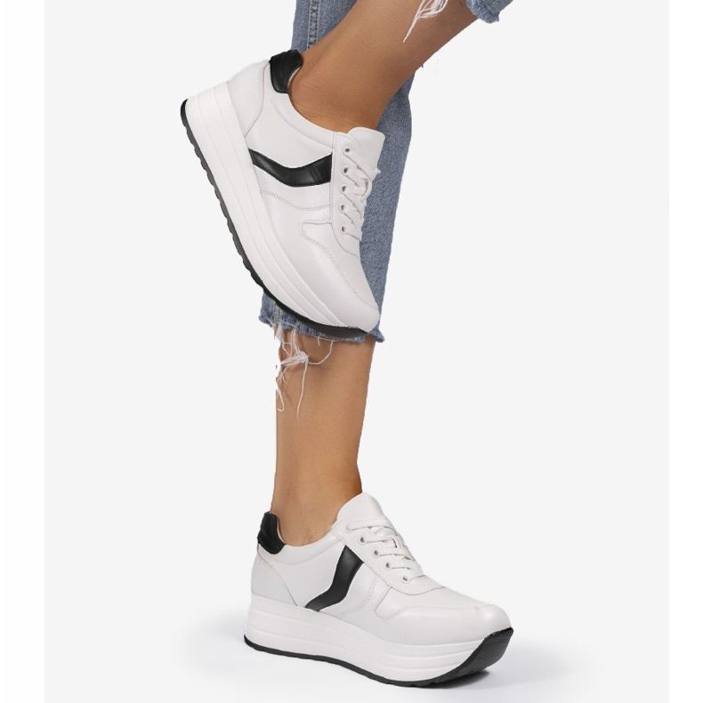 Calzado deportivo blanco, zapatillas BK-20 1