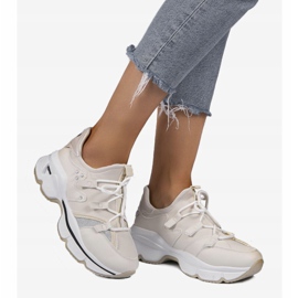 Deportivas beige Lycra C947 1 Deportivas beige Lycra C947 1