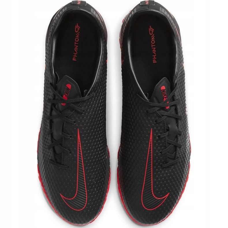 Calzado de fútbol Nike Phantom M Gt Academy Tf CK8470 060 negro / rojo negro 1