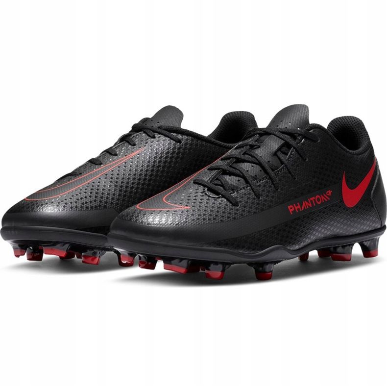 Zapatillas de fútbol Nike Jr Phantom Gt Club FG / MG CK8479 060 multicolor negro 1