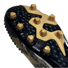 Botas de fútbol adidas Predator 20.1 Ag M FW9185 negro, blanco, negro, dorado blanco 6