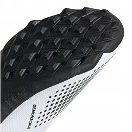 Botas de fútbol adidas Predator 20.3 Ll Tf Jr FW9211 negro, blanco, negro, gris / plateado blanco 1