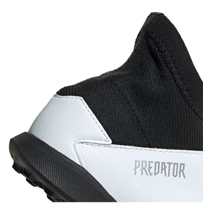 Botas de fútbol adidas Predator 20.3 Ll Tf Jr FW9211 negro, blanco, negro, gris / plateado blanco 2