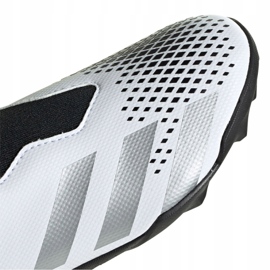 Botas de fútbol adidas Predator 20.3 Ll Tf Jr FW9211 negro, blanco, negro, gris / plateado blanco 3