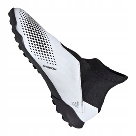 Botas de fútbol adidas Predator 20.3 Ll Tf Jr FW9211 negro, blanco, negro, gris / plateado blanco 6