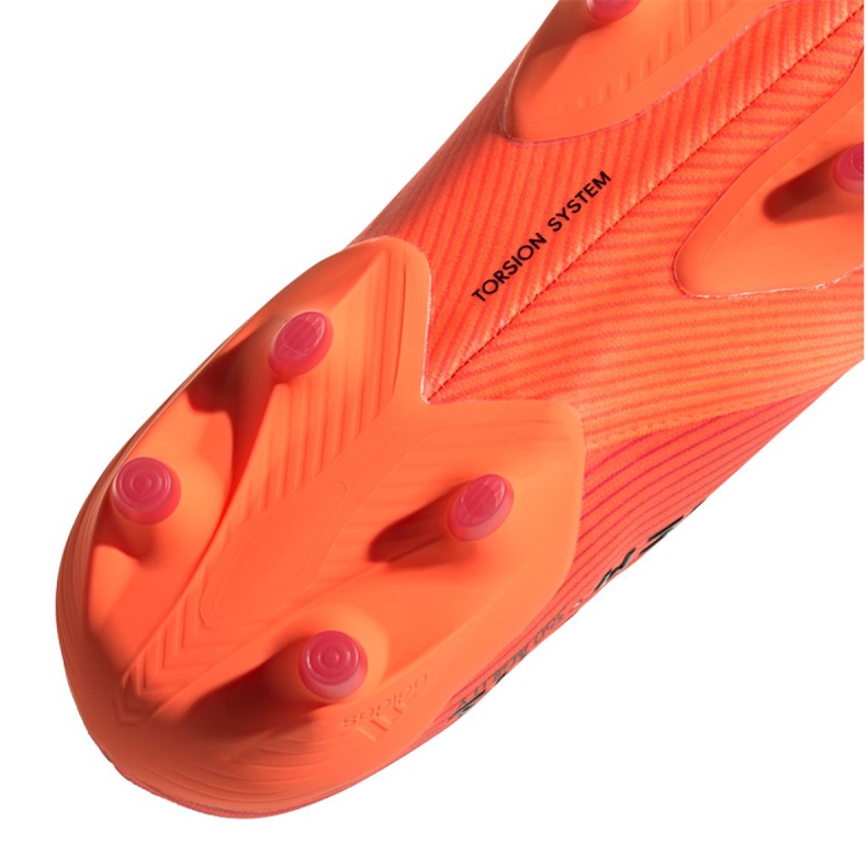 Botas de fútbol adidas Nemeziz 19+ Fg M EH0772 multicolor naranja 1