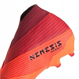 Botas de fútbol adidas Nemeziz 19+ Fg M EH0772 multicolor naranja 2