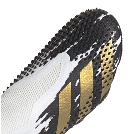 Botas de fútbol adidas Predator 20+ Sg M FW9176 gris / plata, blanco, negro, dorado blanco 3