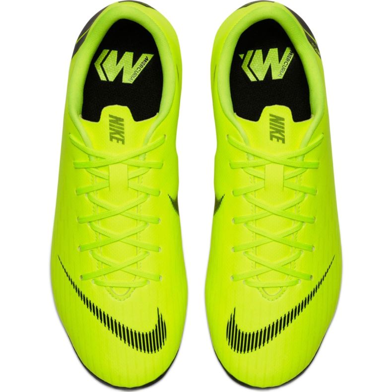 Zapatos de fútbol Nike Mercurial Vapor 12 Academy Mg Jr AH7347 701 amarillo 1