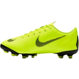 Zapatos de fútbol Nike Mercurial Vapor 12 Academy Mg Jr AH7347 701 amarillo 2