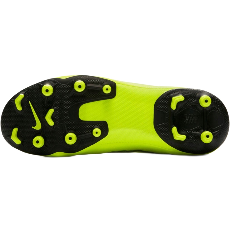 Zapatos de fútbol Nike Mercurial Vapor 12 Academy Mg Jr AH7347 701 amarillo 3