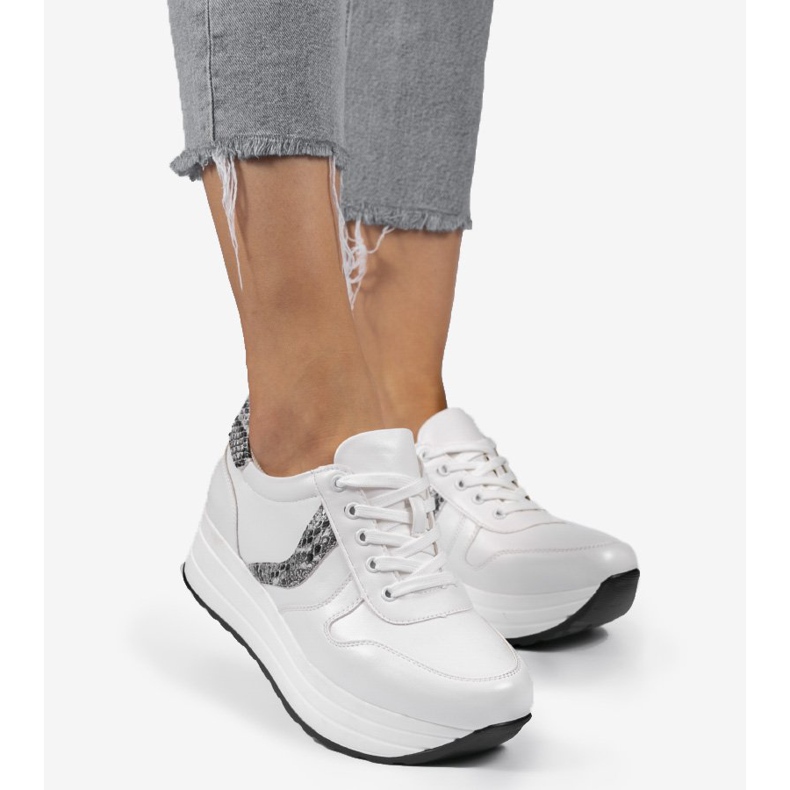 Calzado deportivo blanco, zapatillas BK-20 1