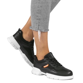 Zapatos deportivos negros de moda C051 1 Zapatos deportivos negros de moda C051 1