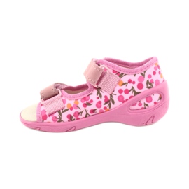 Calzado infantil befado pu 065P143 beige rosa 2