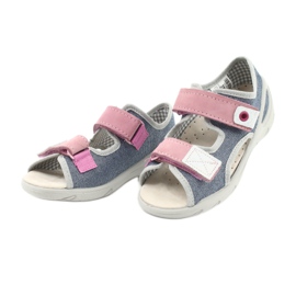 Calzado infantil befado 065X145 azul marino rosado gris 3
