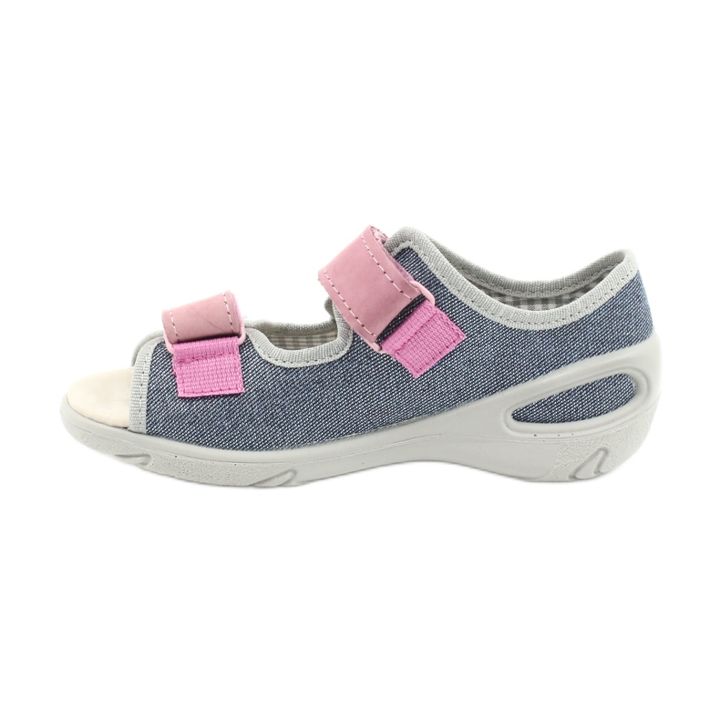 Calzado infantil befado 065X145 azul marino rosa gris 2