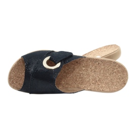 Zapatos de mujer befado pu 265D017 azul marino 5
