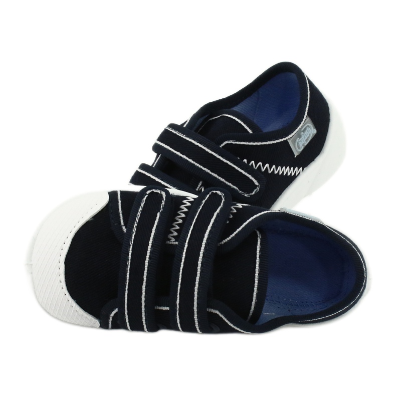 Calzado infantil befado 907P118 blanco azul marino 5