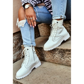 Botas de Mujer Big Star White GG274597 blanco 4