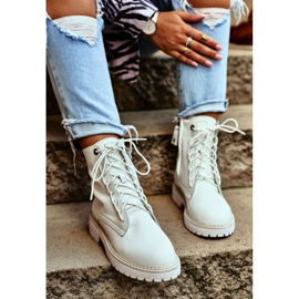 Botas de Mujer Big Star White GG274597 blanco 2