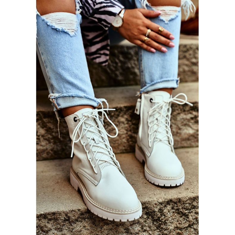 Botas de Mujer Big Star White GG274597 blanco 2