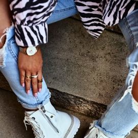Botas de Mujer Big Star White GG274597 blanco 5