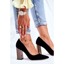 PV3 Zapatos de salón para mujer Visconi Suede Black 7417302/200 negro 1 PV3 Zapatos de salón para mujer Visconi Suede Black 7417302/200 negro 1