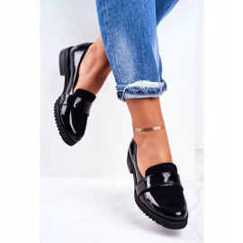 Mocasines Mujer Lordsy Charol Negro Nicole 2589 2