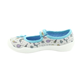 Calzado infantil befado 114X391 azul gris 5