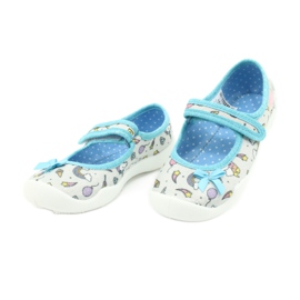 Calzado infantil befado 114X391 azul gris 6