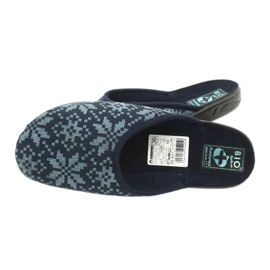 Zapatilla terciopelo Adanex 25405 Azul Marino 4