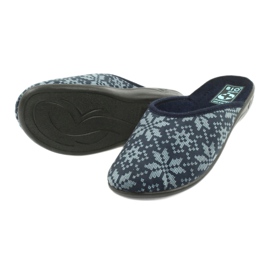 Zapatilla terciopelo Adanex 25405 Azul Marino 3
