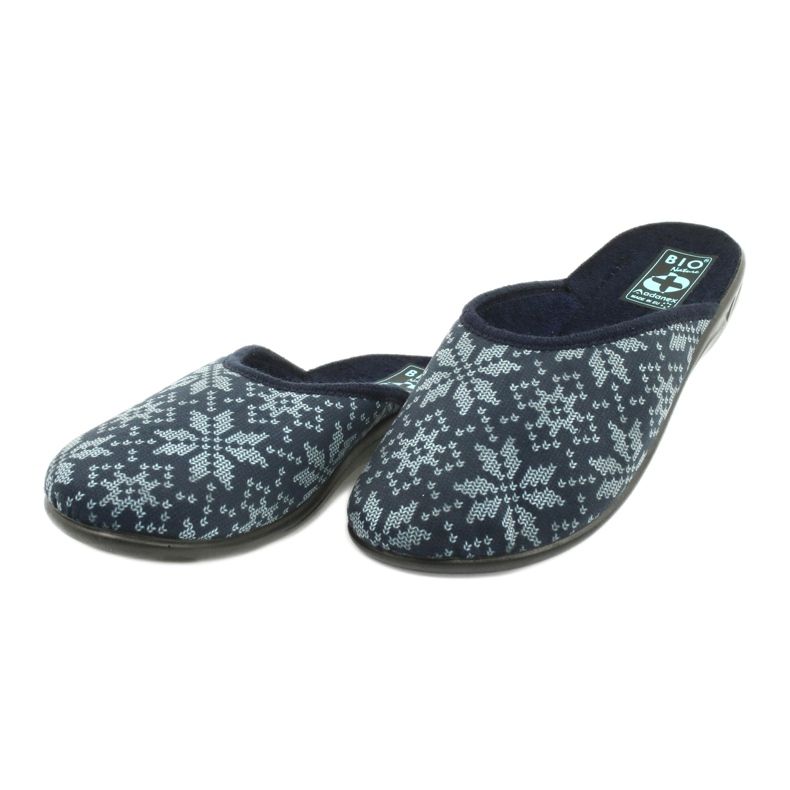 Zapatilla terciopelo Adanex 25405 Azul Marino 2