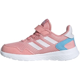 Zapatos adidas Archivo Jr EH0533 rojo rosa 2