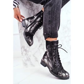 Botas cálidas de piel para mujer Maciejka Black 03961-01 negro 2 Botas cálidas de piel para mujer Maciejka Black 03961-01 negro 2