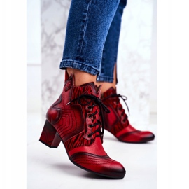 Botas Mujer Piel Maciejka Rojo 03194 2 Botas Mujer Piel Maciejka Rojo 03194 2