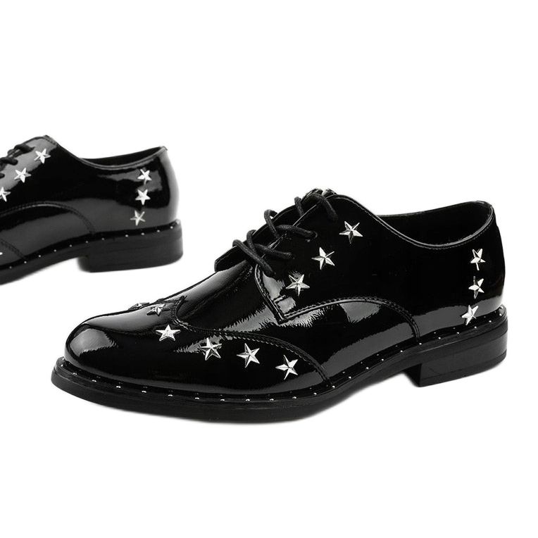 Zapatos negros de mujer C18-37117 1