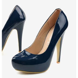 Tacones clásicos azul marino 0113-4 1
