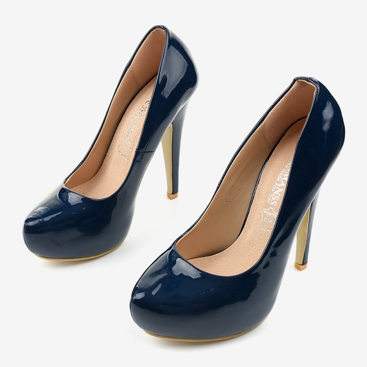 Tacones clásicos azul marino 0113-4 2 Tacones clásicos azul marino 0113-4 2