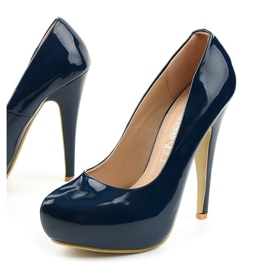 Tacones clásicos azul marino 0113-4 5