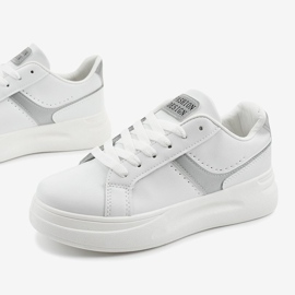 Deportivas blancas de ecopiel LLQ206-26 blanco 1