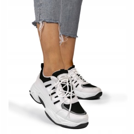 Calzado deportivo negro de moda BH-001 blanco 2