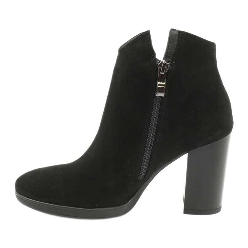 Gamis Botines piel ante 4018 negro 1